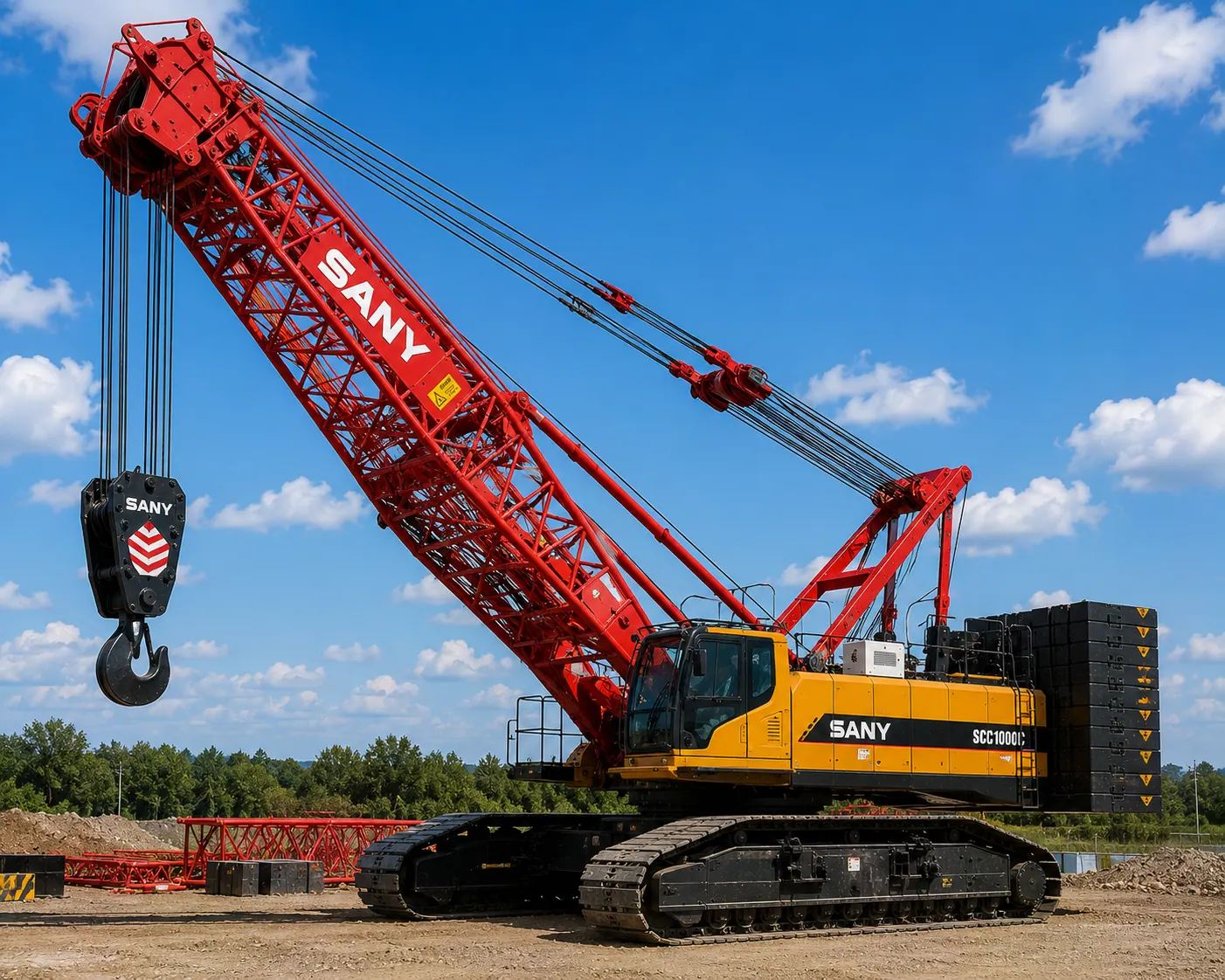 Гусеничный кран Sany SCC1000C в аренду